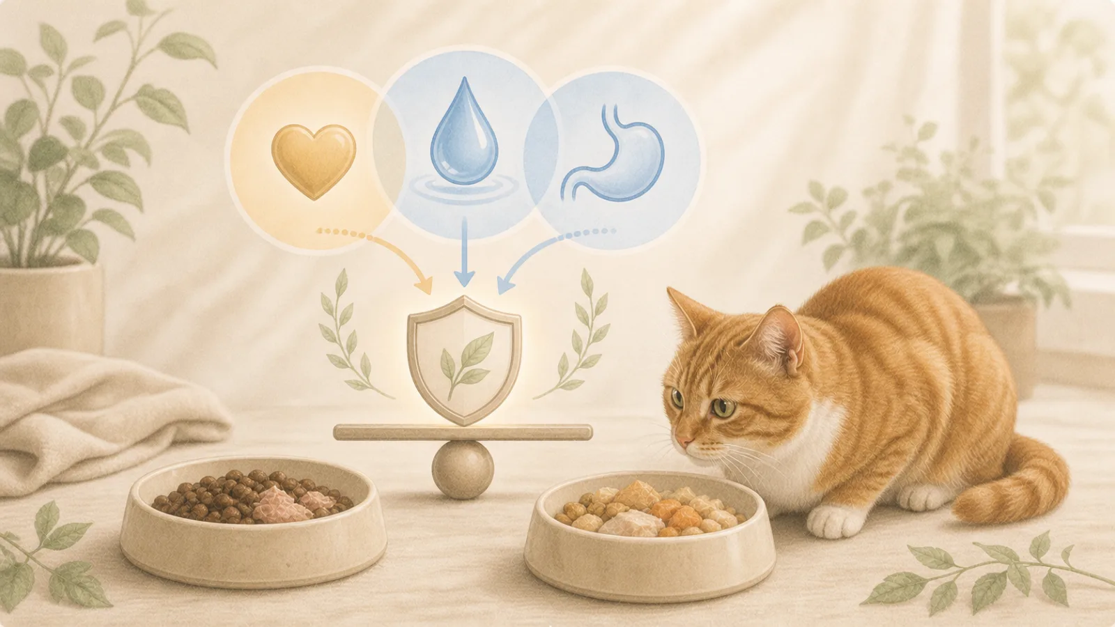 고양이 동반 질환별 영양 관리 전략